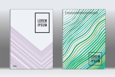 En az tasarım kapakları.