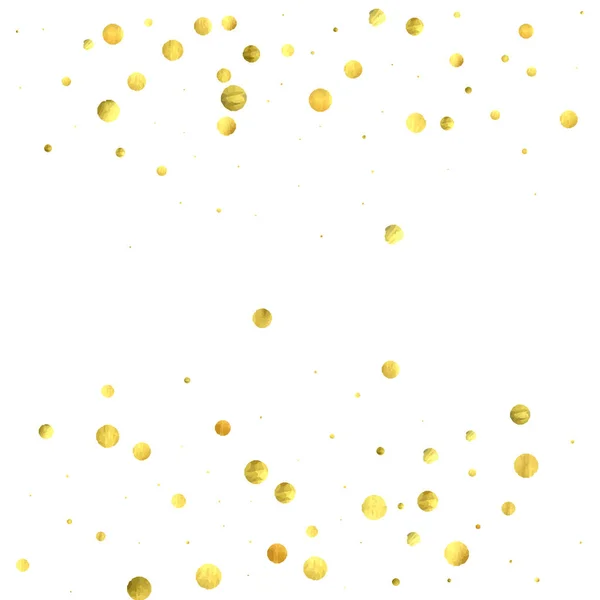 Vector círculos dorados aislados en blanco . — Archivo Imágenes Vectoriales