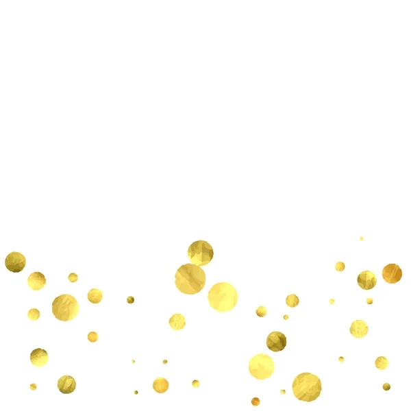 Vecteur cercles d'or isolés sur blanc . — Image vectorielle
