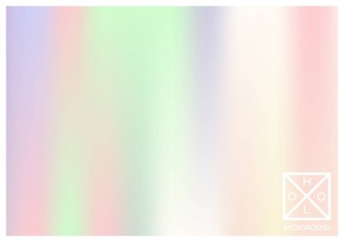 Holografik arka plan. Sanal parlak kapak. 