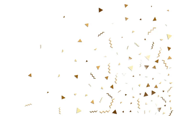 Glitter gouden confetti. — Stockvector