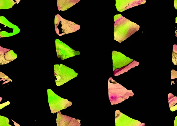 Aquarel driehoek patroon. Eenvoudige geometrische naadloze patroon. — Stockfoto