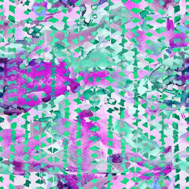 etnik üçgen desen.