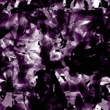 Soyut çizgiler, noktalar ve darbeleri ile sulu boya Dikişsiz desen.