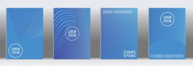 Vektör geometrik çizgi deseni için afiş tasarımı.