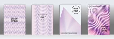 Vektör geometrik çizgi deseni için afiş tasarımı.