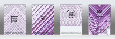 Vektör geometrik çizgi deseni için afiş tasarımı.