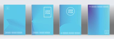 Vektör geometrik çizgi deseni için afiş tasarımı.