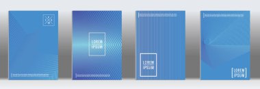 Vektör geometrik çizgi deseni için afiş tasarımı.