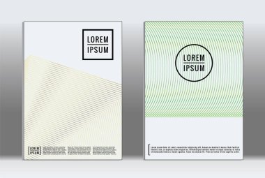 En az tasarım kapakları.