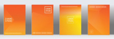 Vektör geometrik çizgi deseni için afiş tasarımı.