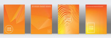 Vektör geometrik çizgi deseni için afiş tasarımı.