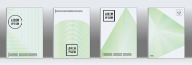 Vektör geometrik çizgi deseni için afiş tasarımı.