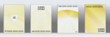 Vektör geometrik çizgi deseni için afiş tasarımı.