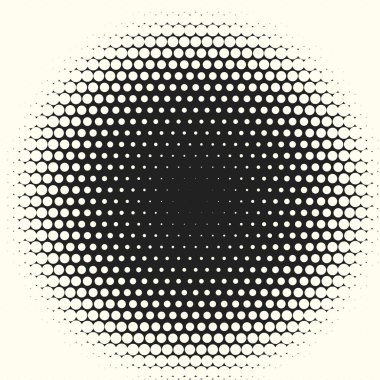 Vektör tek renkli daireler noktalı resim arka plan. 