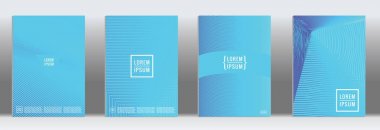 Vektör geometrik çizgi deseni için afiş tasarımı.