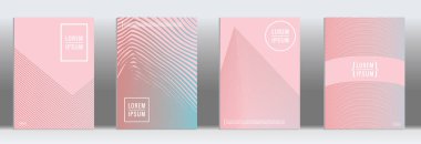 Vektör geometrik çizgi deseni için afiş tasarımı.