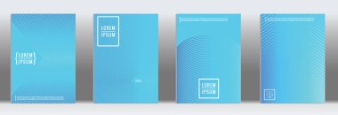 Vektör geometrik çizgi deseni için afiş tasarımı.