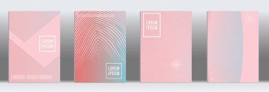 Vektör geometrik çizgi deseni için afiş tasarımı.