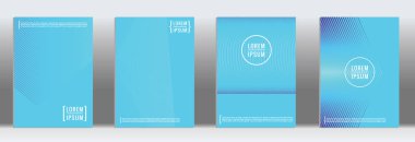 Vektör geometrik çizgi deseni için afiş tasarımı.