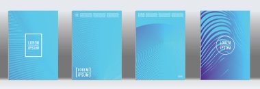 Vektör geometrik çizgi deseni için afiş tasarımı.