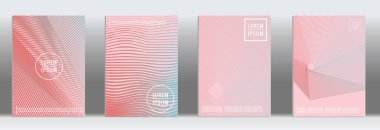 Vektör geometrik çizgi deseni için afiş tasarımı.