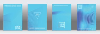 Vektör geometrik çizgi deseni için afiş tasarımı.