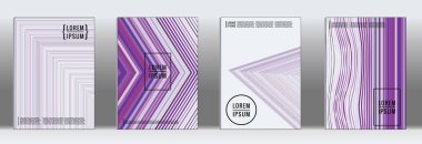 Vektör geometrik çizgi deseni için afiş tasarımı.