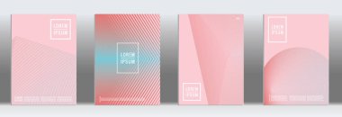 Vektör geometrik çizgi deseni için afiş tasarımı.