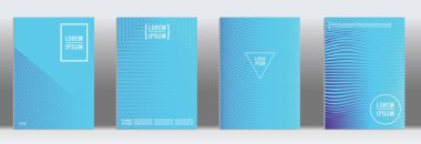 Vektör geometrik çizgi deseni için afiş tasarımı.