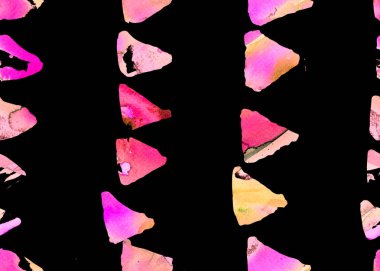 Suluboya üçgen desen. Basit geometrik seamless modeli.