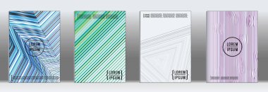 En az geometrik yıllık rapor şablonları.