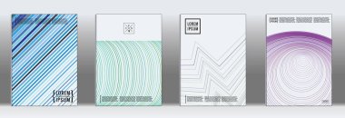 En az geometrik yıllık rapor şablonları.