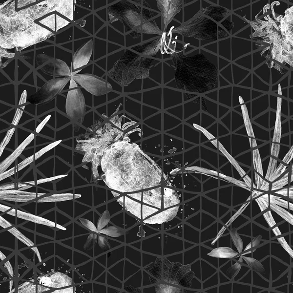 エキゾチックなジオメトリのシームレス パターン. — ストック写真