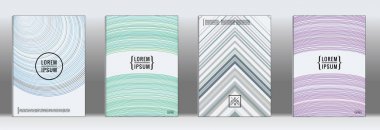 En az geometrik yıllık rapor şablonları.