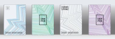 En az geometrik yıllık rapor şablonları.