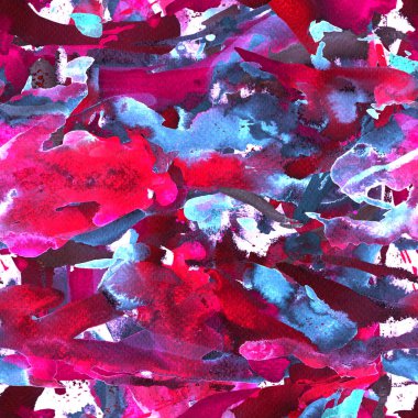 Yaratıcı suluboya desen.