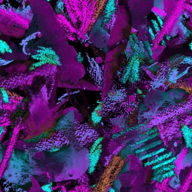 Yaratıcı suluboya desen.