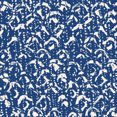 Indigo kravat boya Dikişsiz desen.