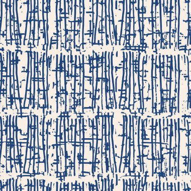 Indigo vektör kravat boya Dikişsiz desen.