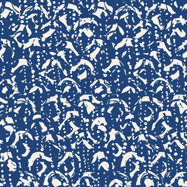 Indigo kravat boya Dikişsiz desen.