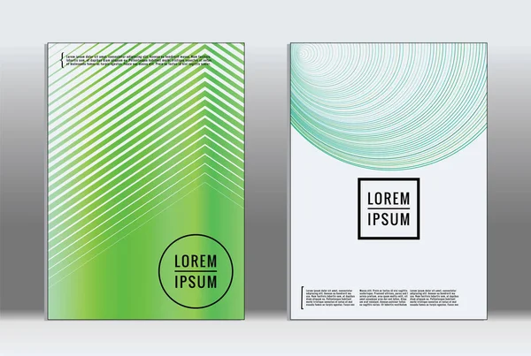 En az tasarlamak. Vektör geometrik kapak. 