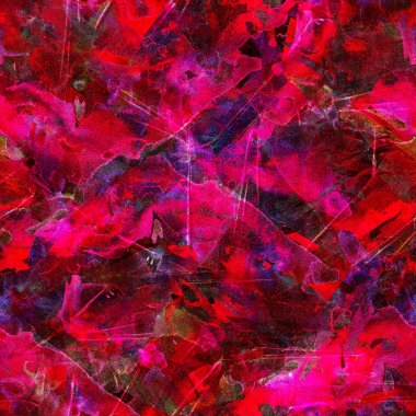 Yaratıcı suluboya desen.