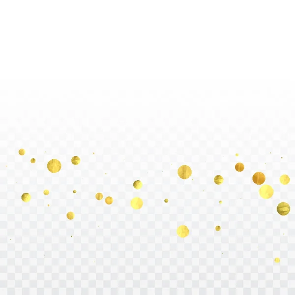 Fête des confettis d'or . — Image vectorielle