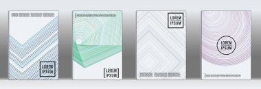 En az geometrik yıllık rapor şablonları.