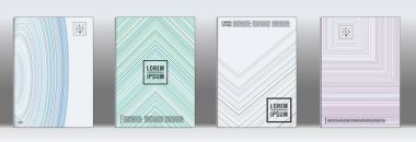 En az geometrik yıllık rapor şablonları.