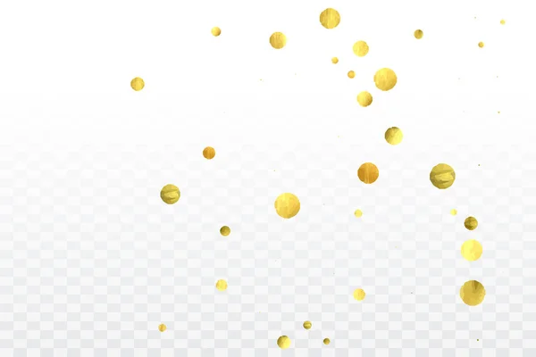 Fête des confettis d'or . — Image vectorielle