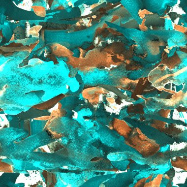 Yaratıcı suluboya desen.