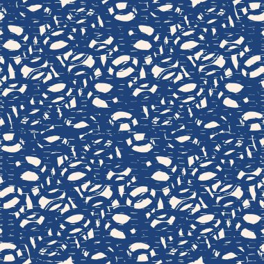 Indigo kravat boya Dikişsiz desen.