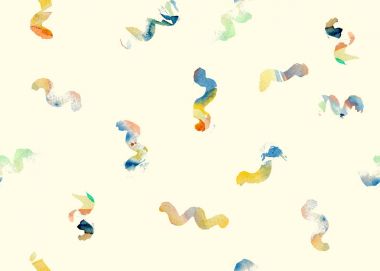 Suluboya memphis desen. 